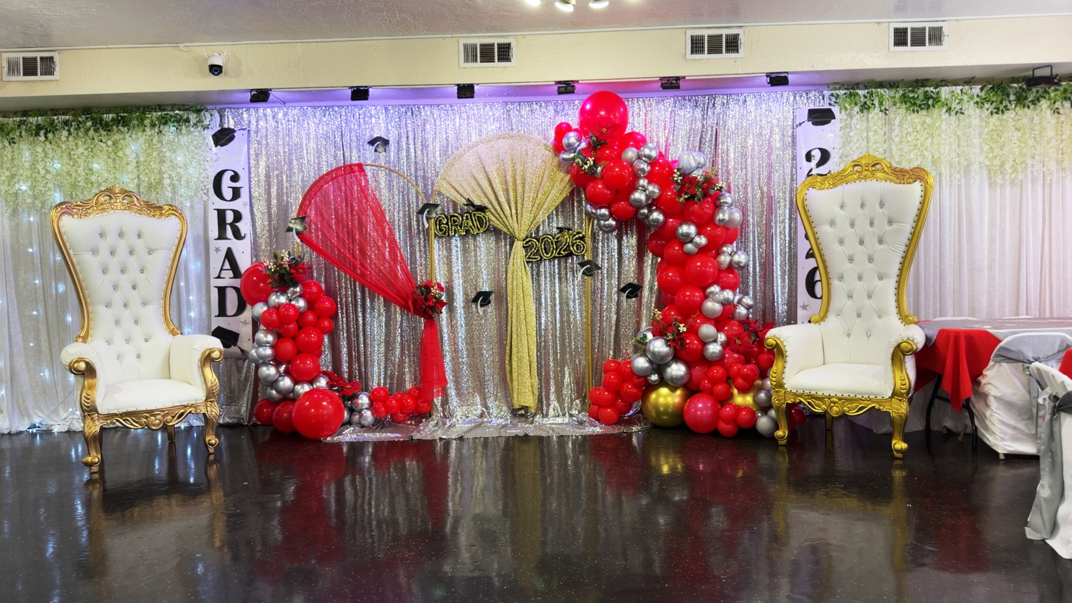 Decoración para una graduación